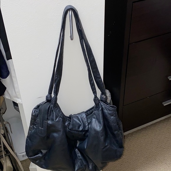 Hobo bag vintage black shoulder bag - Picture 9 of 14